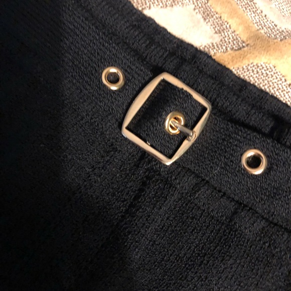 ST JOHN SPORT Black Knit Skirt - Picture 2 of 3